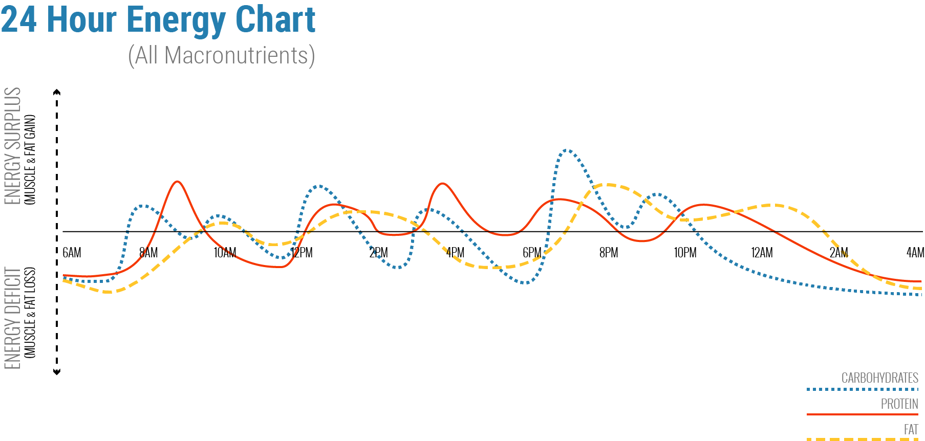 24 Hour Macronutrient Intake Chart
