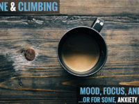 How does caffeine affect climbing?